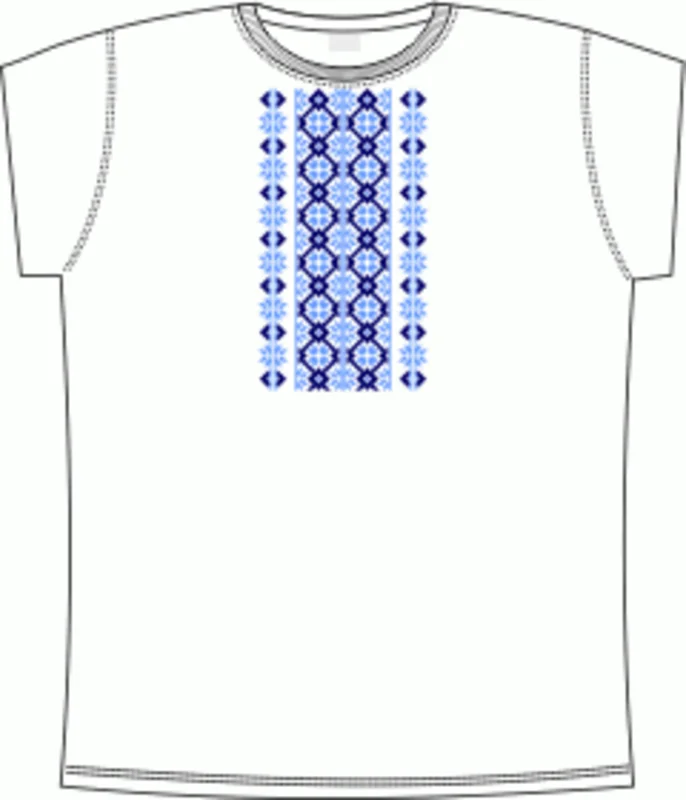 Украинские: Вышиванка мужская Blue